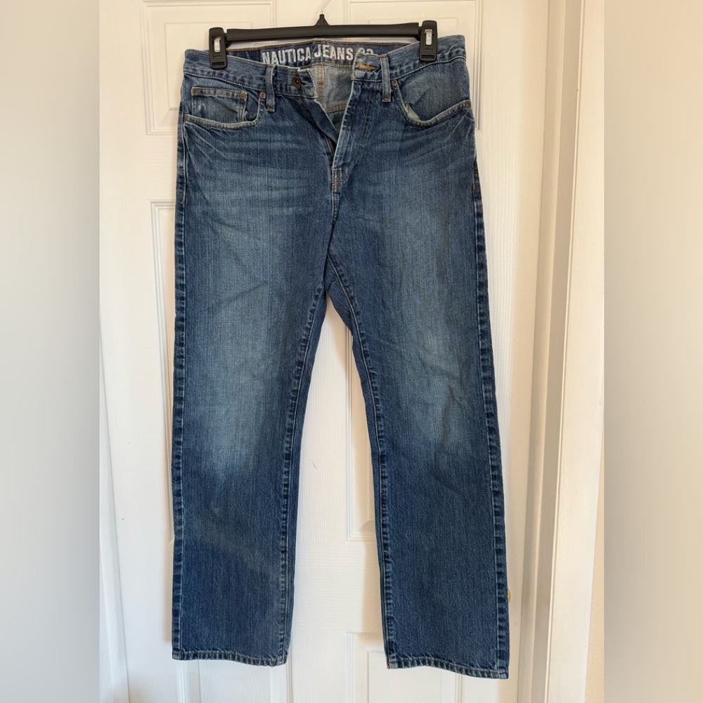 Nautica Men's Relaxed Fit Blue Jeans